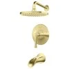 Pfister LG898RH Rhen Tub And Shower Trim Package - Gold