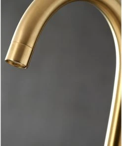Kingston Brass Aqua Vintage 7" Deck Mount Clawfoot Tub Faucet, Brushed Brass -Moen-shop ec61975c0c66ef81 1910 w800 h800 b0 p0