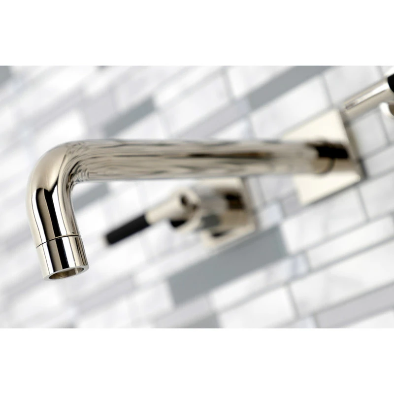 Kingston Brass KS6026CKL Wall Mount Tub Faucet, Polished Nickel 3 Kingston Brass KS6026CKL Wall Mount Tub Faucet, Polished Nickel - Image 3