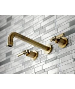 Kingston Brass KS8023ML Two-Handle Wall Mount Tub Faucet, Antique Brass 9 Kingston Brass KS8023ML Two-Handle Wall Mount Tub Faucet, Antique Brass -Moen-shop ee114db6013fbc30 0775 w800 h800 b0 p0