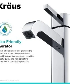 Kraus USA, Inc. Ramus Single Handle 1-Hole Vessel Bathroom Faucet, Chrome 19 Kraus USA, Inc. Ramus Single Handle 1-Hole Vessel Bathroom Faucet, Chrome -Moen-shop ef21b65200e5e6ee 3156 w800 h800 b0 p0