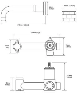Allfixture Wall Mounted Brass Matt Black Single Handle Bathtub Faucet -Moen-shop f0b1ed6f0343afa2 0270 w800 h800 b1 p0