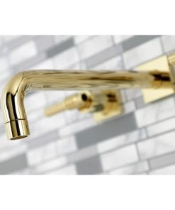 Kingston Brass KS6022ML Wall Mount Tub Faucet, Polished Brass -Moen-shop f0d1bf3a013fb71e 0642 w800 h800 b0 p0