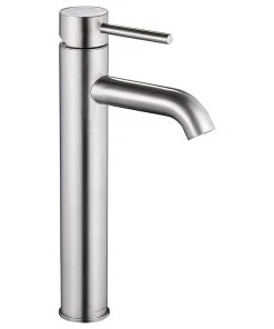 Yescom 12" Bathroom Vessel Sink Faucet 1-Hole, Brushed Nickel