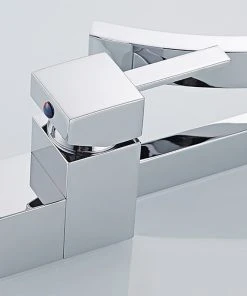 HOMARY Modern Design Single Lever Handle 1-Hole Bathroom Sink Faucet With Waterfall, Ch 13 HOMARY Modern Design Single Lever Handle 1-Hole Bathroom Sink Faucet With Waterfall, Ch -Moen-shop f161de3c0f4606b7 5565 w800 h800 b0 p0