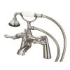 Water Creation 7 Inch Spread Deck Mount Tub Faucet With Handheld Shower