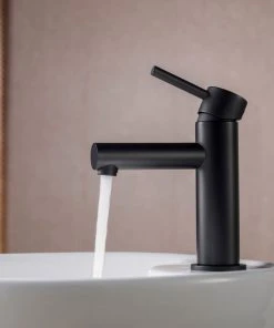 Blossom Kitchen & Bath Supply Blossom Brass Round Single Handle Bathroom Vanity Sink Faucet, Matte Black 10 Blossom Kitchen & Bath Supply Blossom Brass Round Single Handle Bathroom Vanity Sink Faucet, Matte Black -Moen-shop f2710f820e47059b 9592 w800 h800 b0 p0