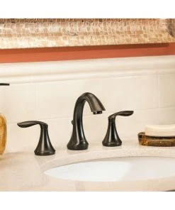 Moen Eva 2-Handle High Arc Bathroom Faucet, Oil Rubbed Bronze -Moen-shop f311c2400d80e842 3881 w800 h800 b0 p0