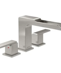 Delta Faucet Delta Ara Channel Roman Tub Trim, Stainless, T2768-SS