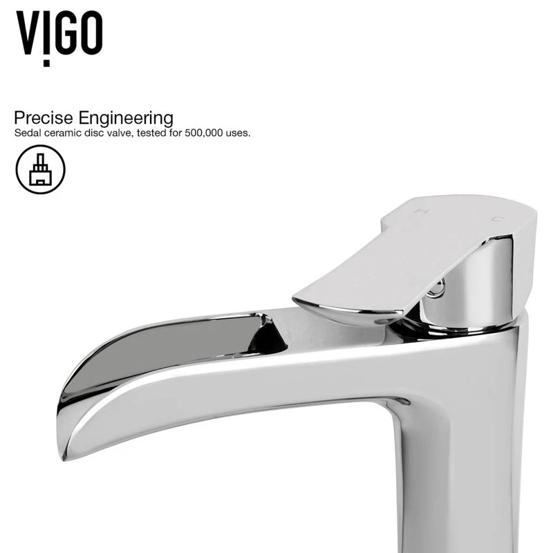 VIGO Amada Single-Handle Single Hole Bathroom Vessel Sink Faucet 10 VIGO Amada Single-Handle Single Hole Bathroom Vessel Sink Faucet - Image 10