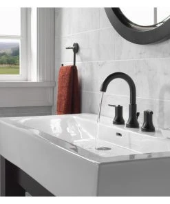 Delta Faucet Delta Trinsic Two Handle Widespread Bathroom Faucet, Matte Black, 3559-BLMPU-DST -Moen-shop f49113ea0cbf427d 7433 w800 h800 b0 p0