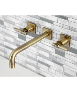Kingston Brass KS6023ML Wall Mount Tub Faucet, Antique Brass -Moen-shop f5510f5f013fb72c 0641 w800 h800 b0 p0