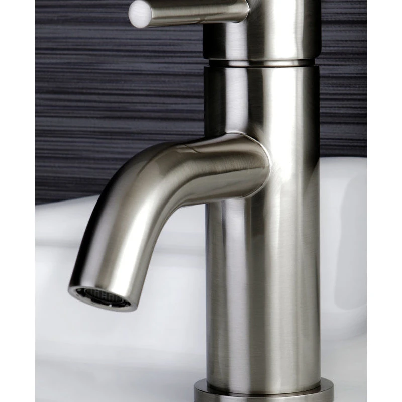 Kingston Brass Fauceture LS822XDL-P Concord Single-Handle Bathroom Faucet With Push Pop-Up, Bru 4 Kingston Brass Fauceture LS822XDL-P Concord Single-Handle Bathroom Faucet With Push Pop-Up, Bru - Image 4