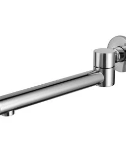 Alfi Trade ALFI Polished Chrome Round Foldable Tub Spout