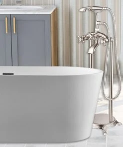 Vanity Art LLC Vanity Art Freestanding Tub Faucet, Brushed Nickel -Moen-shop f7b1364f0dc500ad 1700 w800 h800 b0 p0
