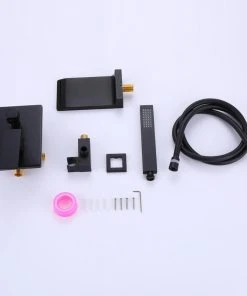 JimsMaison Wall Mount Tub Faucet With Handheld Shower -Moen-shop f861aecc03184258 7438 w800 h800 b0 p0