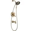 Delta Faucet Delta Linden Monitor 17 Series Tub And Shower Trim, In2ition, Champagne Bronze