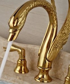 Miron Demid LLC Golden Swan Deck Mounted Bathtub Faucet, B -Moen-shop fa61bfe402c340c3 0332 w800 h800 b0 p0