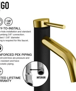 VIGO Madison CFiber� Single Hole Faucet With Deck Plate -Moen-shop fa91f6320f08bfa3 3546 w800 h800 b1 p0