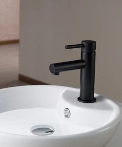 Blossom Kitchen & Bath Supply Blossom Brass Round Single Handle Bathroom Vanity Sink Faucet, Matte Black 8 Blossom Kitchen & Bath Supply Blossom Brass Round Single Handle Bathroom Vanity Sink Faucet, Matte Black -Moen-shop fab1b2400e47059d 9592 w800 h800 b0 p0