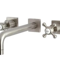 Kingston Brass KS6028BX Wall Mount Tub Faucet, Brushed Nickel