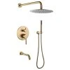 Modland Classic 3-Function Pressure Balanced Complete Shower System With Rough-in Valve,