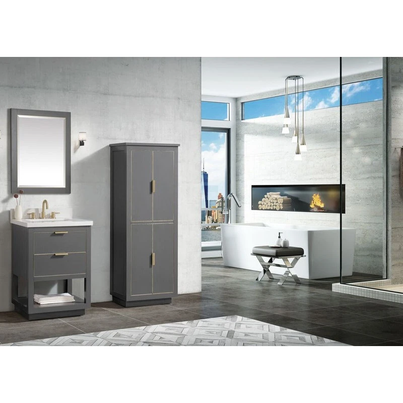 Avanity Corporation Avanity Positano 8" Widespread 2-Handle Bath Faucet, Matte Gold Finish 3 Avanity Corporation Avanity Positano 8" Widespread 2-Handle Bath Faucet, Matte Gold Finish - Image 3