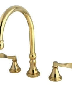Kingston Brass Roman Tub Faucet, Polished Brass