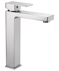 Aquaterior Modern Bathroom Faucet Tall Cold & Hot Water Above Counter Vessel Sink Nickel