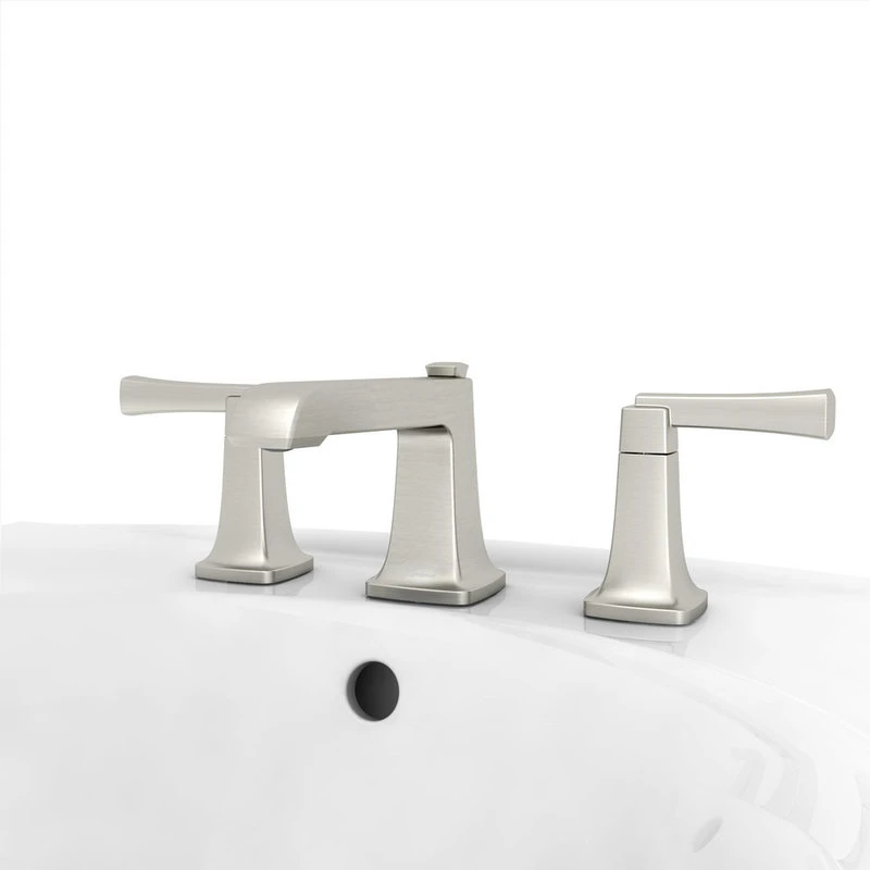 American Standard Brands 2-Handle Widespread Lavatory Faucet, Satin Nickel 5 American Standard Brands 2-Handle Widespread Lavatory Faucet, Satin Nickel - Image 5