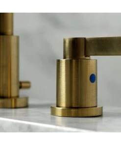 Kingston Brass Widespread Bathroom Faucet, Brass Pop-Up, Brushed Brass 8 Kingston Brass Widespread Bathroom Faucet, Brass Pop-Up, Brushed Brass -Moen-shop fd81b1d40b5271b2 8648 w800 h800 b0 p0