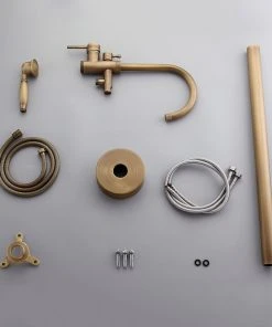 HOMARY Classic Single Handle Swirling Spout Freestanding Tub Faucet, Handshower -Moen-shop fe51f2ea021c8713 5876 w800 h800 b0 p0