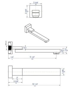 Alfi Trade ALFI AB7701-PC Polished Chrome Square Foldable Tub Spout -Moen-shop feb1df650cb7617d 2247 w800 h800 b1 p0 1 1