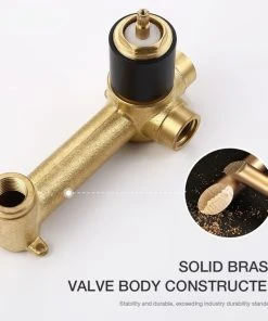 Allfixture Wall Mounted Brass Matt Black Single Handle Bathtub Faucet -Moen-shop fff1ff780343afa1 0270 w800 h800 b0 p0