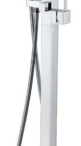 Anzzi Victoria 2-Handle Claw Foot Tub Faucet With Hand Shower, Polished Chrome