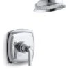 Kohler Margaux Rite-Temp Bath/Shower Trim Set & Npt Spout, Polished Chrome