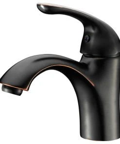 ANZZI Clavier Series 1-Handle Mid-Arc Bathroom Faucet, Oil Rubbed Bronze
