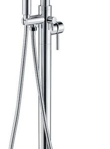 ANZZI Kros 2-Handle Freestanding Claw Foot Tub Faucet With Hand Shower, Polished
