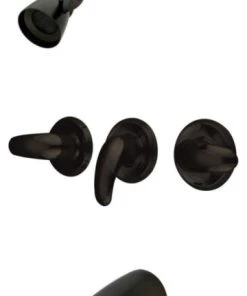 Kingston Brass KB23.LL Legacy Tub And Shower Trim Package, Bronze