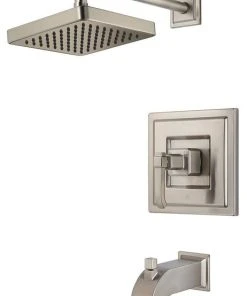 Pfister Faucets International Pfister Carnegie Handle Tub & Shower Faucet Trim Kit, Brushed Nickel