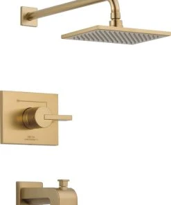 Delta Faucet Delta Vero Monitor 14 Series Tub & Shower Trim, Champagne Bronze, T14453-CZ