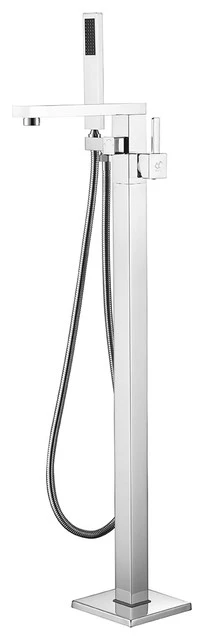 ANZZI Khone 2-Handle Claw Foot Tub Faucet With Hand Shower In Polished Chrome 1 ANZZI Khone 2-Handle Claw Foot Tub Faucet With Hand Shower In Polished Chrome