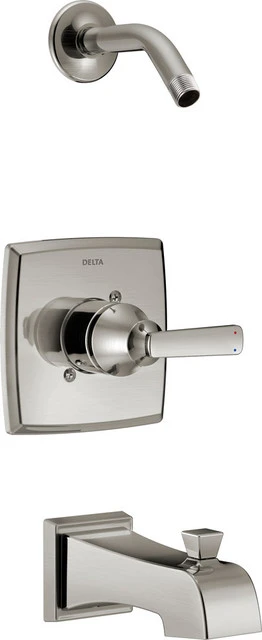 Delta Faucet Delta Ashlyn Monitor 14 Series Tub And Shower Trim - Less Head, Stainless 1 Delta Faucet Delta Ashlyn Monitor 14 Series Tub And Shower Trim - Less Head, Stainless