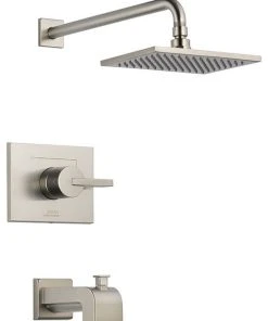 Delta Faucet Delta Vero Monitor 14 Series Tub And Shower Trim, Stainless, T14453-SS