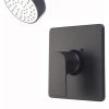 Olympia Faucets, Inc. Single Handle Tub And Shower Trim Set, Matte Black