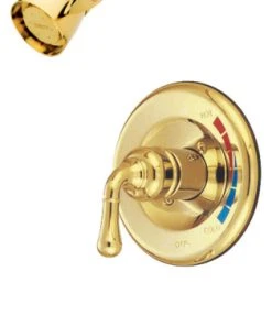 Kingston Brass Tub And Shower Faucet Trim Only, Polished Brass