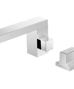 ANZZI Vernal 2-Handle Deck-Mount Roman Tub Faucet In Polished Chrome