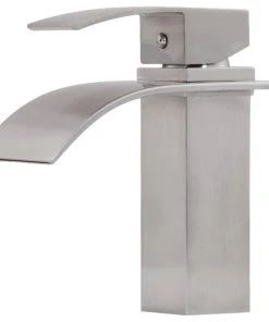 Novatto Remi Single Lever Watersense Bathroom Faucet, Brushed Nickel
