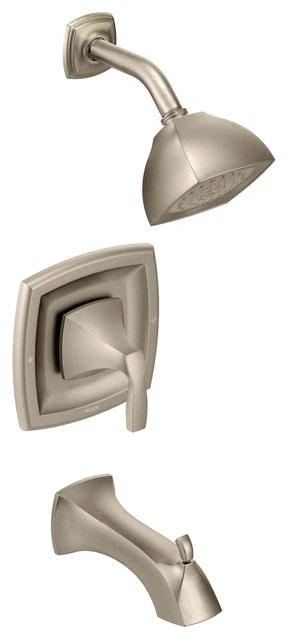 Moen Voss Brushed Nickel Posi-Temp(R Tub/Shower T2693EPBN 1 Moen Voss Brushed Nickel Posi-Temp(R Tub/Shower T2693EPBN
