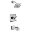Delta Faucet Delta Ashlyn Monitor 17 Series Tub & Shower Trim, Chrome, T17464